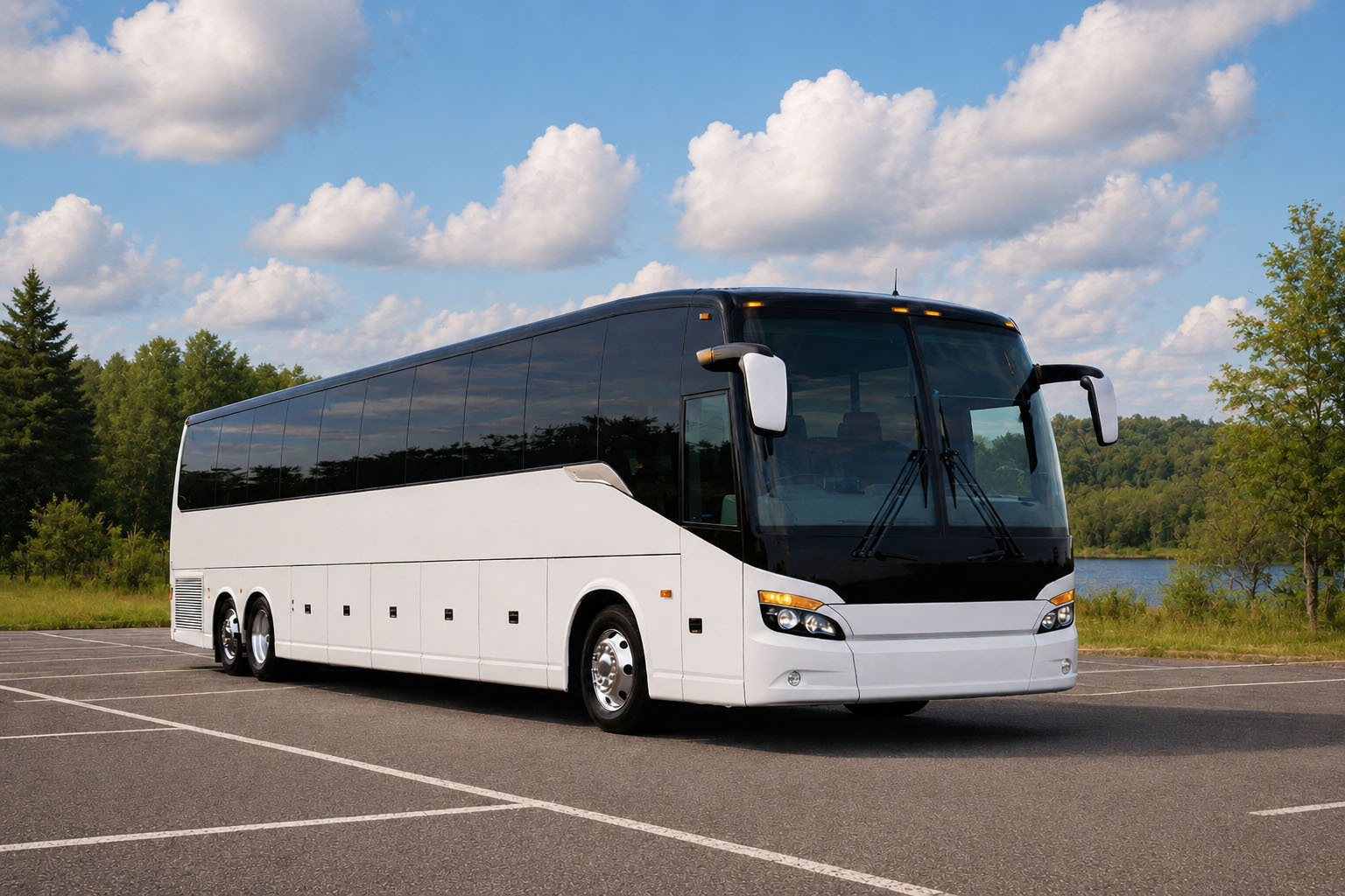 Siler City North Carolina Charter Bus Company fleet